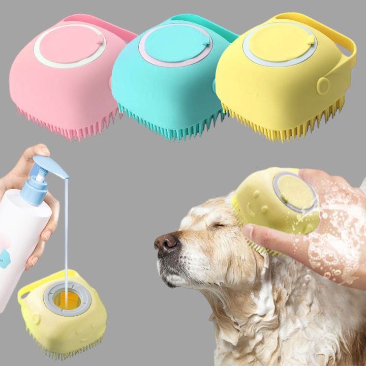 Brosse de Lavage pour Chiens – Pour une expérience de bain relaxante