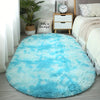 Tapis Ovale en Peluche – Tapis Doux et Élégant pour la Décoration de Chambre et de Salon