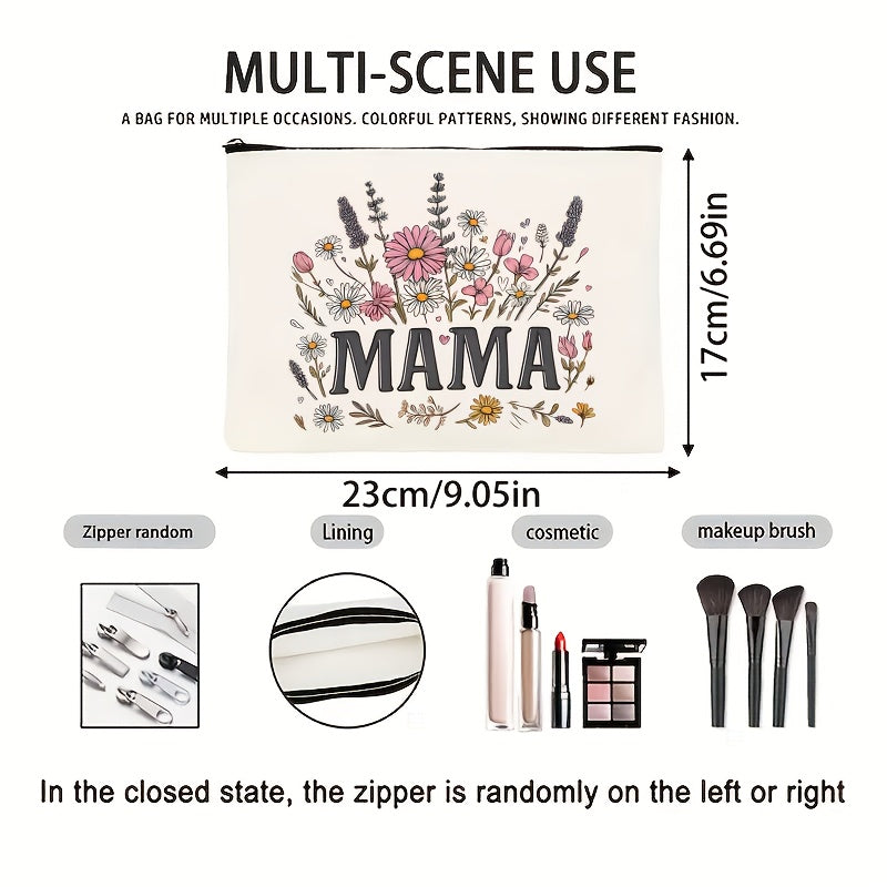 Trousse de Maquillage Fleurie – Le Cadeau Parfait pour la Fête des Mères