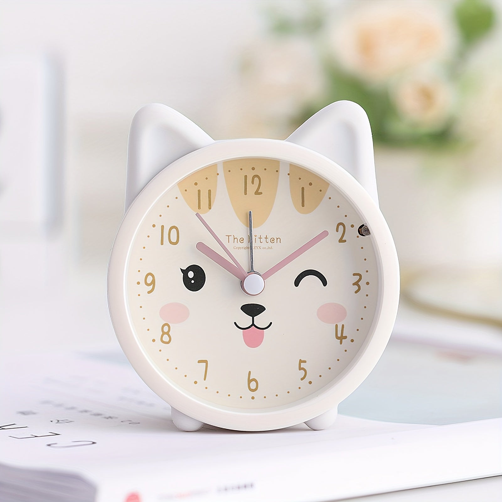 BunnyTime Réveil Silencieux - Pour un Matin Calme et Mignon