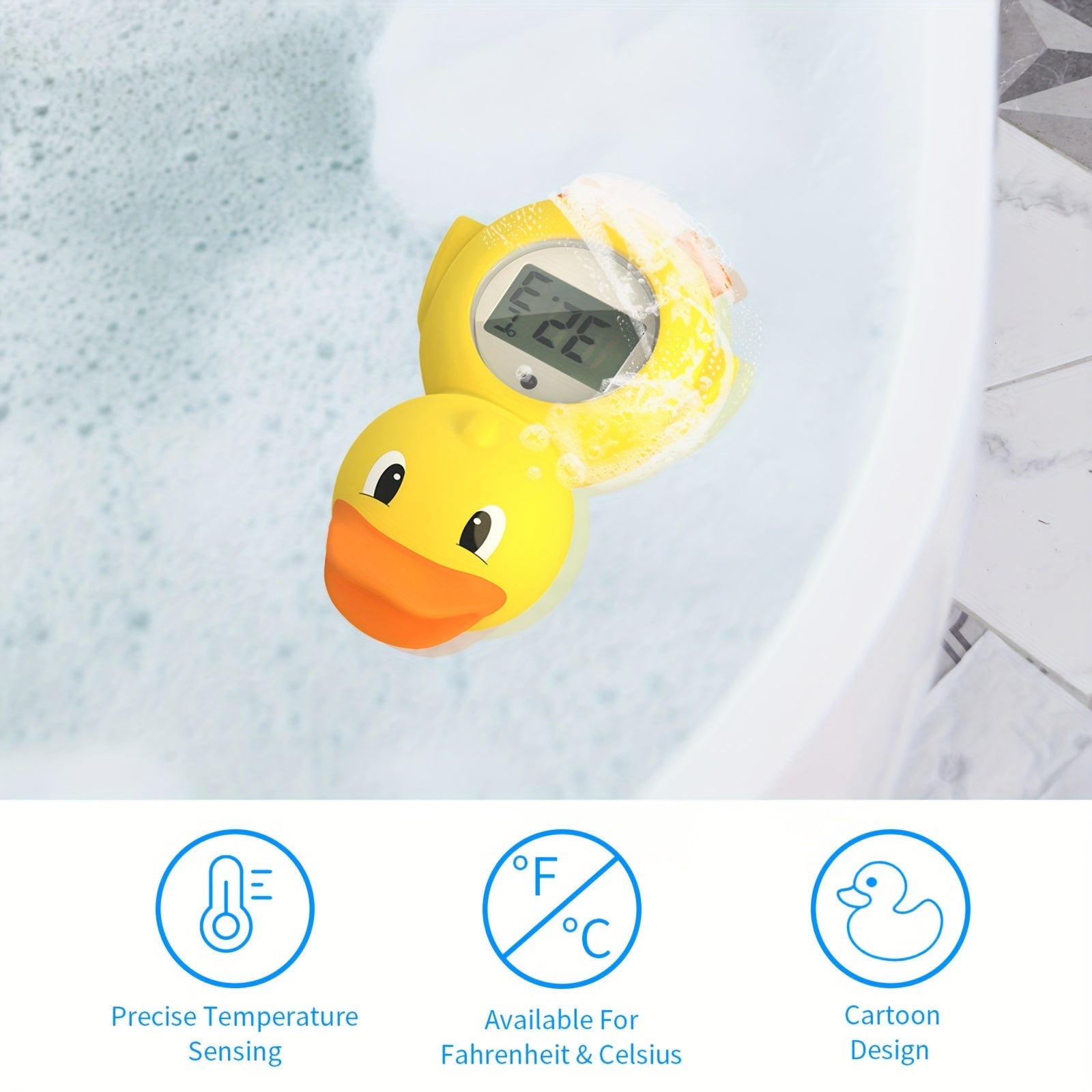 Thermomètre à Eau DuckSafe pour Bébé – Précis & Mignon