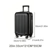 Valise de Voyage Élégante avec 4 Roues – Compacte et Solide pour des Aventures Mondiales
