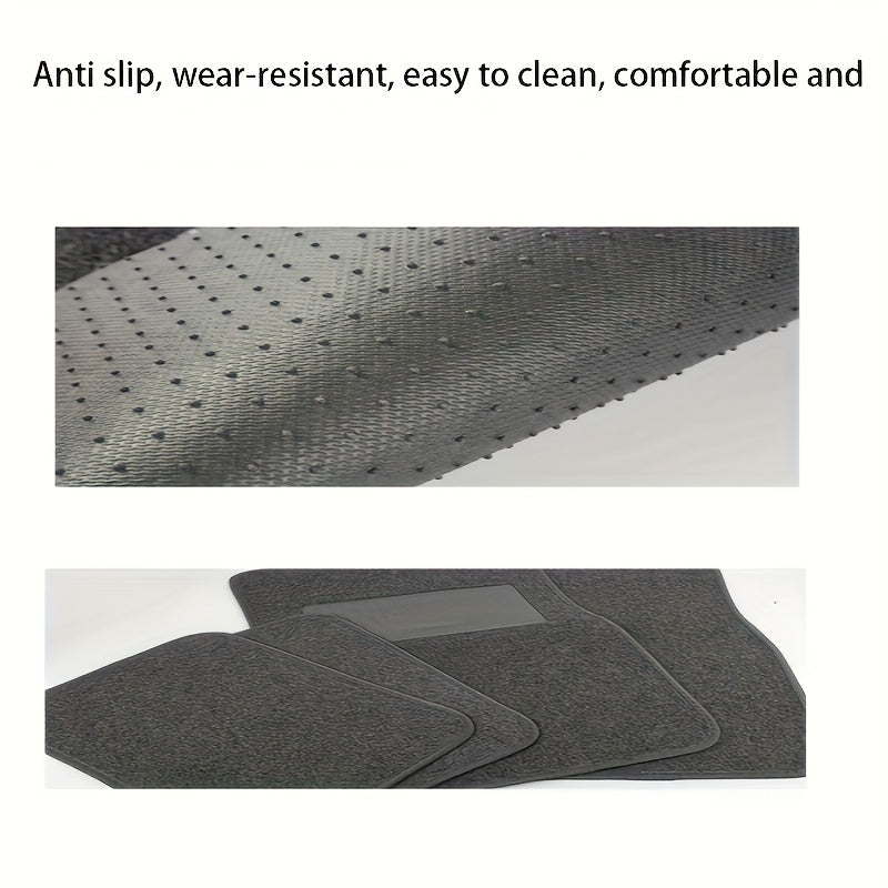 Tapis de Sol Antidérapants Durables pour Voitures – Convient à Toutes les Saisons