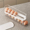 ÉléganceCulinaire Boîte de Rangement à Œufs Double Couche | Organisateur Transparent et Empilable pour Réfrigérateur, Économiseur d'Espace Pratique
