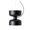 Suspension Orlee – Design Géométrique Moderne en Noir Mat, Blanc & Gris