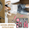 RegalCraft Luxe Ensemble d'Outils | Outils manuels essentiels pour des projets DIY élégants et l'entretien des véhicules