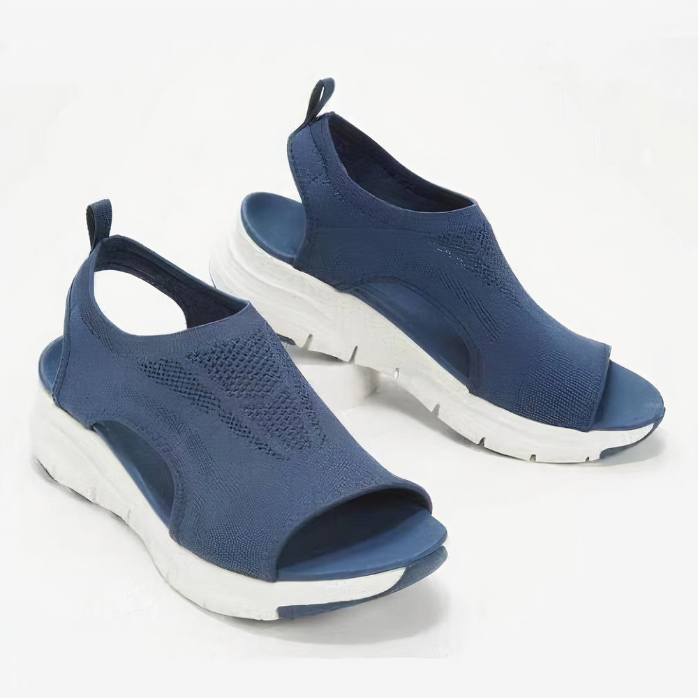 Vira | Sandales Orthopédiques | Sandales d'Été Confortables pour Femmes | Caoutchouc EVA Ergonomique | Disponibles en Bleu, Marron, Noir, Rose | Tailles 35-45 | Pour un Usage Quotidien | Haute Qualité et Confort