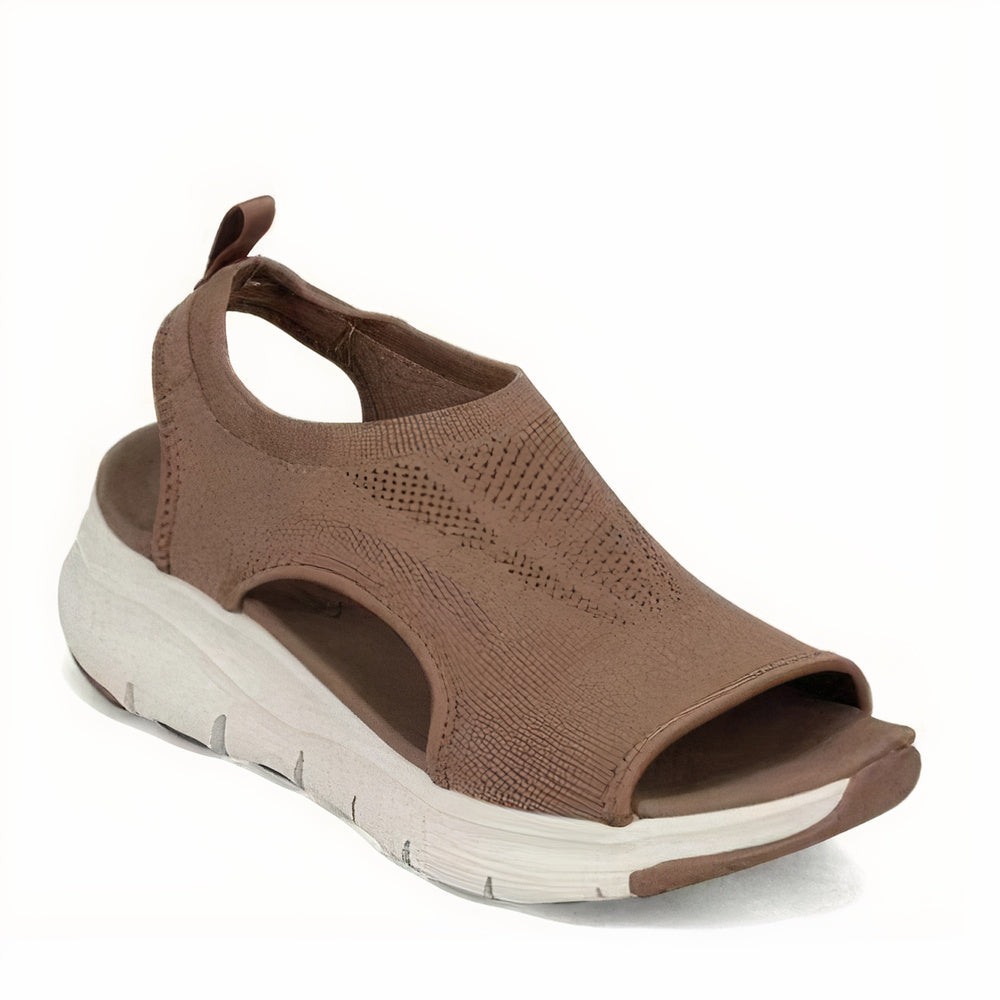 Vira | Sandales Orthopédiques | Sandales d'Été Confortables pour Femmes | Caoutchouc EVA Ergonomique | Disponibles en Bleu, Marron, Noir, Rose | Tailles 35-45 | Pour un Usage Quotidien | Haute Qualité et Confort