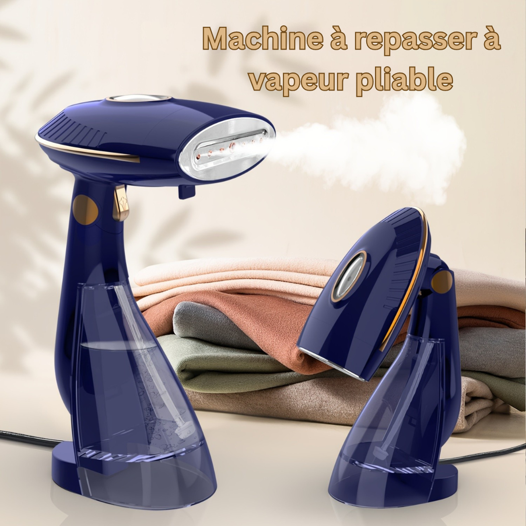 LuxeSteam Elite Steamer à Vêtements Portable | 1500W montée en température rapide, grand réservoir, arrêt automatique pour un retrait des plis sans effort