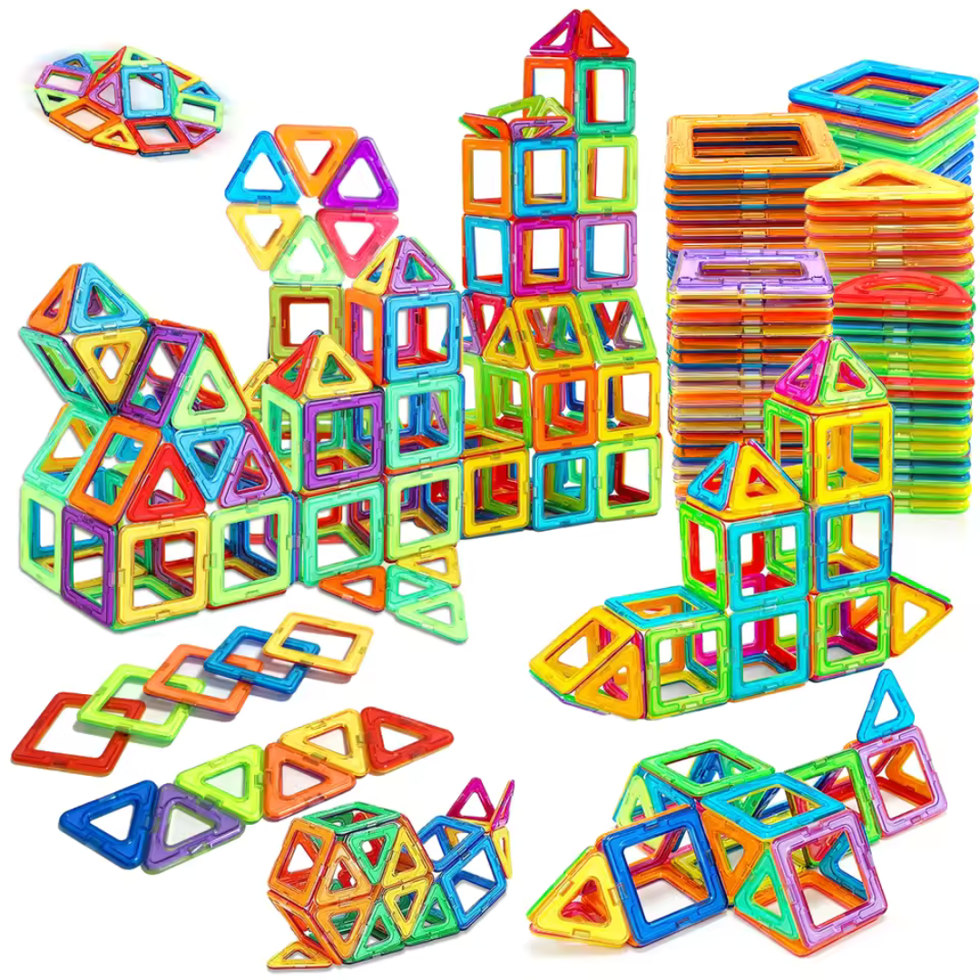 MagnaCraft Elite Blocs de Construction Magnétiques | Ensemble de construction STEM engageant pour un apprentissage créatif et un jeu imaginatif dans des couleurs vives.