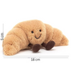 CuddleNest Luxe Peluche Croissant Peluche | Coussin ultra-doux pour un plaisir de câlin inégalé