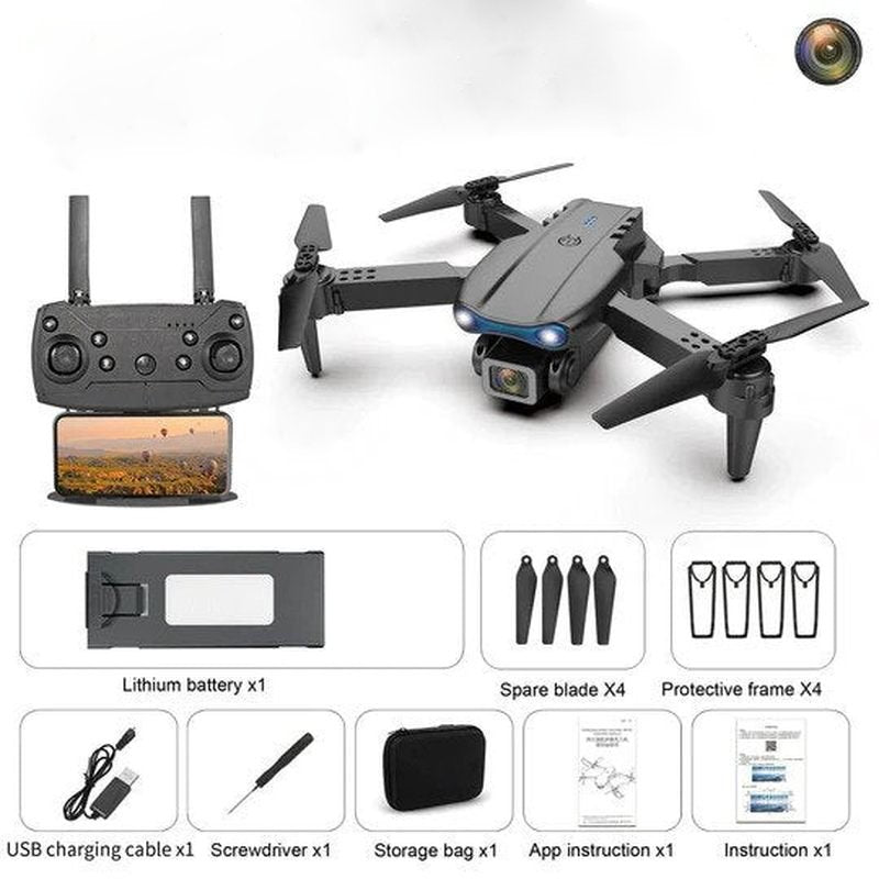 AeroPro - Drone avec caméra 4K UHD et longue durée de batterie