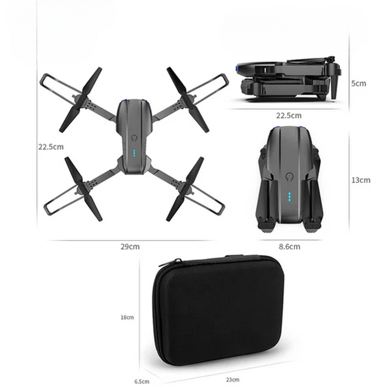 AeroPro - Drone avec caméra 4K UHD et longue durée de batterie