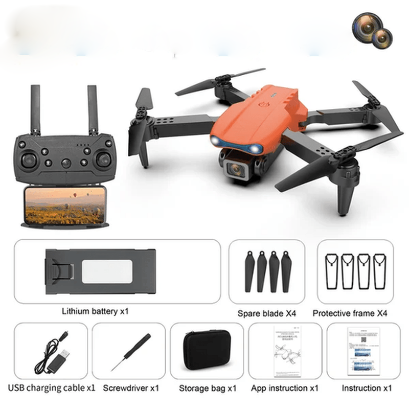 AeroPro - Drone avec caméra 4K UHD et longue durée de batterie