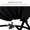 LuxeNest Housse de Protection pour Chaise Suspendue Egg | Housse imperméable et universelle pour une protection élégante et durable