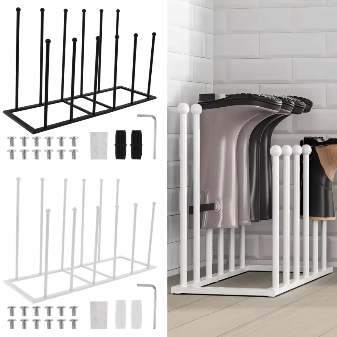 ÉléganceBottes Rangement à Bottes Luxe | Organisateur élégant pour 6 paires de bottes ou chaussures, intérieur et extérieur