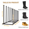 ÉléganceBottes Rangement à Bottes Luxe | Organisateur élégant pour 6 paires de bottes ou chaussures, intérieur et extérieur