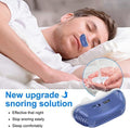Appareil nasal anti-ronflement avec flux d'air | Aide respiratoire compacte sans masque | Rechargeable par USB | MicroBreath
