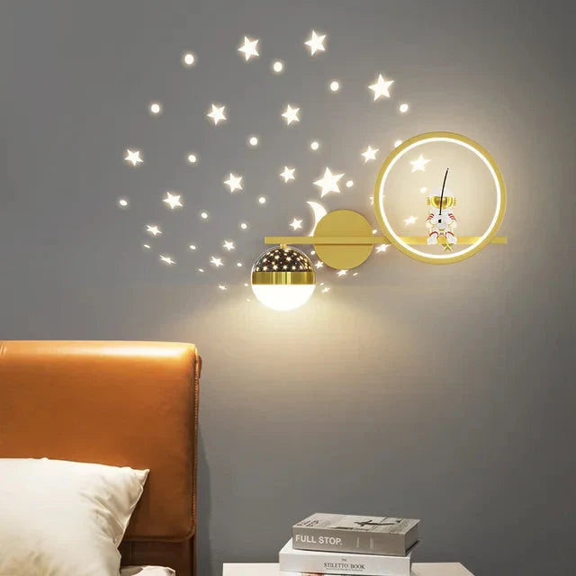 Applique LumoGlow Kids | Applique murale moderne à LED pour une ambiance relaxante