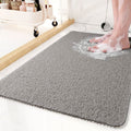 Aqualuxe Tapis de Douche – Tapis de Douche Antidérapant avec Système de Drainage & Surface Douce comme une Luffa