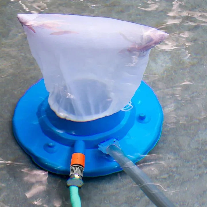 AquaVac – Nettoyeur de piscine sans produits chimiques avec une puissante aspiration par tuyau