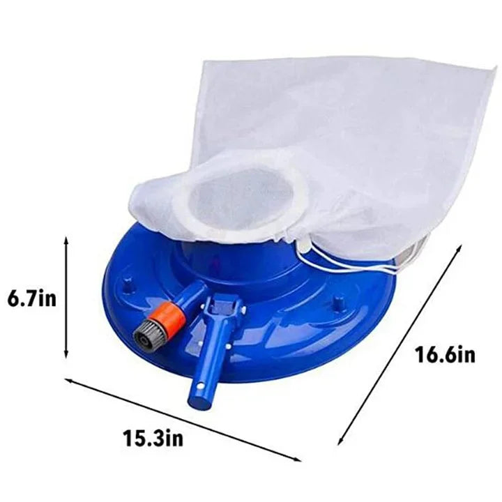 AquaVac – Nettoyeur de piscine sans produits chimiques avec une puissante aspiration par tuyau