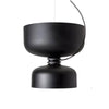 Suspension Orlee – Design Géométrique Moderne en Noir Mat, Blanc & Gris