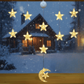 WINTERBEAM – Guirlandes LED de Noël avec ventouses pour verre et miroir