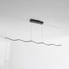 Suspension LED au design moderne en lignes ondulées – WaveGlow