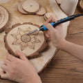 Kit de pyrographie | Fer à bois | Pyrographie pour bois et cuir | Kit de pyrographie