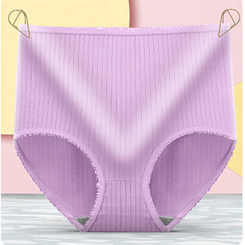 Sous-vêtements Imperméables Taille Haute – Camille (pack de 8)