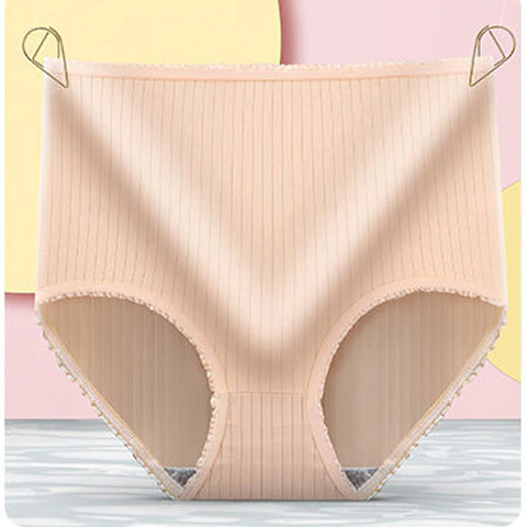 Sous-vêtements Imperméables Taille Haute – Camille (pack de 8)