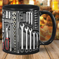 Mug | Tasse à café de mécanicien | Impression d'outils détaillée | Tasse ToolMaster