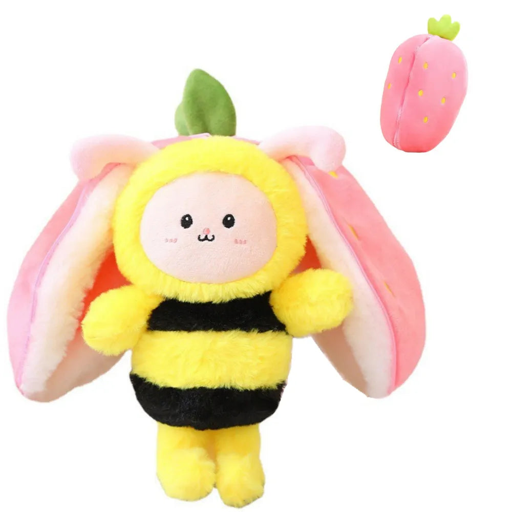 Animaux en peluche se transformant en fruits - BerryBunny