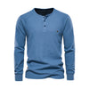 Chemise Heren à manches longues et col rond