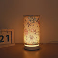Lampe de Table en Tissu Floral Botanique
