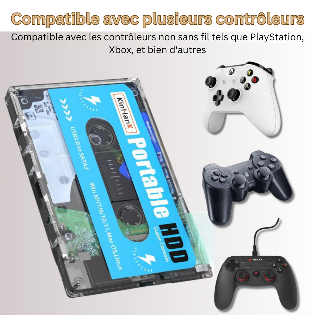 RetroLux Gaming Hub | Plus de 100 000 jeux classiques pour PS3, PS1, N64, WII++ - branchez et jouez