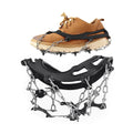 Crampons avec chaîne & 16 pointes en acier – protection antidérapante pour chaussures