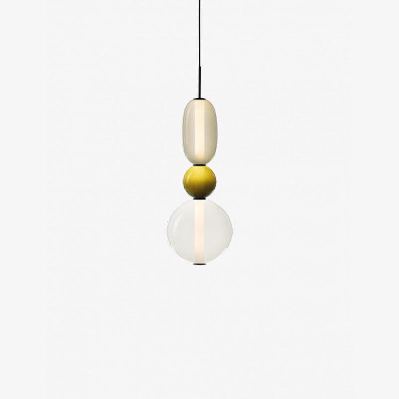 Suspension en Verre Candie – Éclairage LED en Verre Vibrant pour un Intérieur Élégant