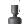 Suspension Orlee – Design Géométrique Moderne en Noir Mat, Blanc & Gris
