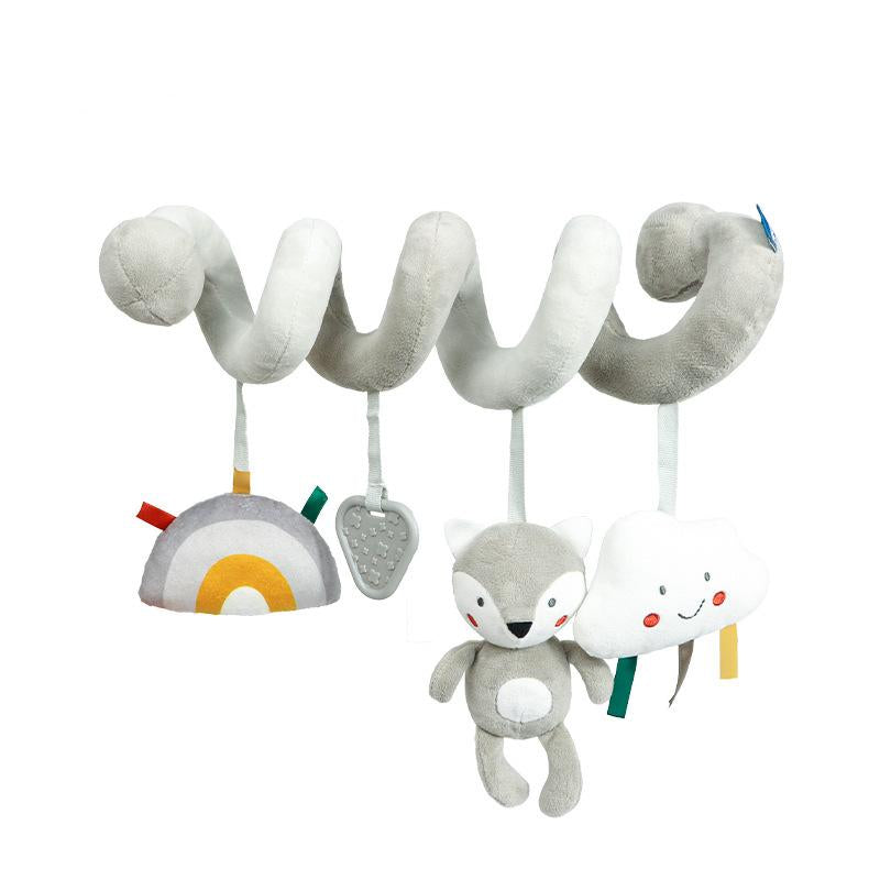 Spirale de préhension et de jeu avec motifs d'animaux pour bébés – Temps câlin