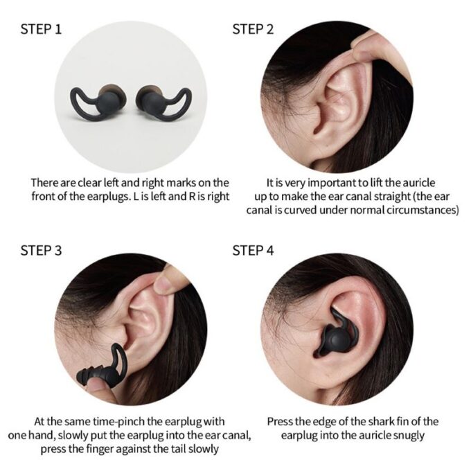 Bouchons d'oreilles doux pour un sommeil profond et une réduction du bruit - Noctura