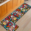 Tapis de Cuisine Antidérapant Moderne – Tapis de Sol à Imprimé Géométrique pour Salle de Bain, Balcon, Couloir et Espaces de Vie