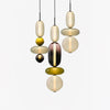 Suspension en Verre Candie – Éclairage LED en Verre Vibrant pour un Intérieur Élégant