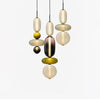Suspension en Verre Candie – Éclairage LED en Verre Vibrant pour un Intérieur Élégant