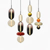 Suspension en Verre Candie – Éclairage LED en Verre Vibrant pour un Intérieur Élégant