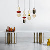 Suspension en Verre Candie – Éclairage LED en Verre Vibrant pour un Intérieur Élégant