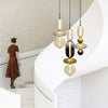 Suspension en Verre Candie – Éclairage LED en Verre Vibrant pour un Intérieur Élégant