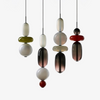 Suspension en Verre Candie – Éclairage LED en Verre Vibrant pour un Intérieur Élégant
