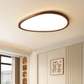 Lustre de Plafond en Bois Foncé Ultra Mince